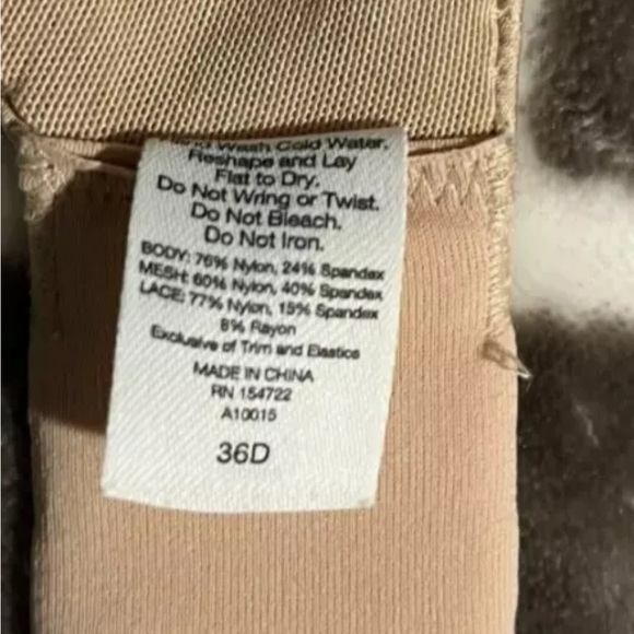 BIRDSONG CAMILLA SIDE SUPPORT BRA - BEIGE - 36D - Picture 6 of 6